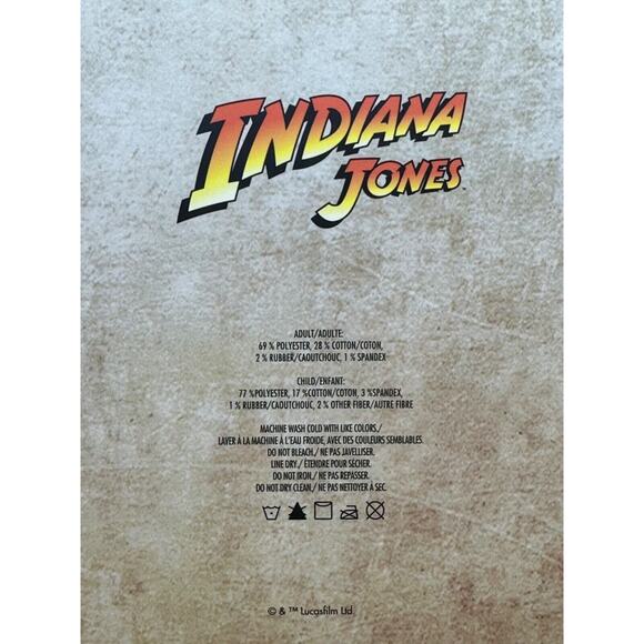 Hallmark Indiana Jones Adult and Child Relic and Archeologist Socks Pack of 2 - Picture 2 of 2